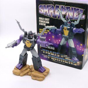 Transformers Shrapnel Hard Hero Cold Cast Porcelain Statue # 772 Of 1000